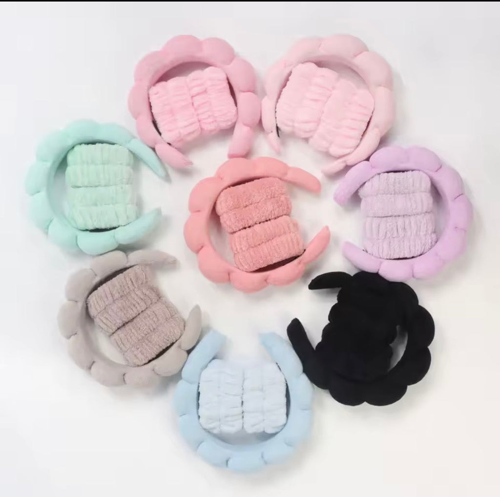 Fluffy Bubble Spa Headband — Skincare Essential