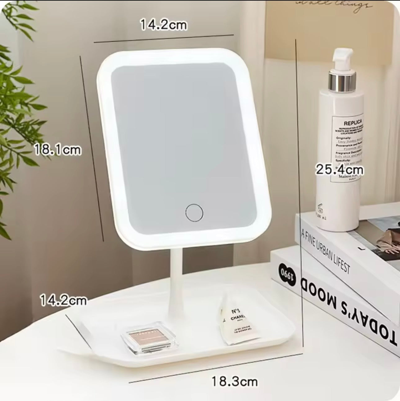 LED High-Definition Makeup Mirror