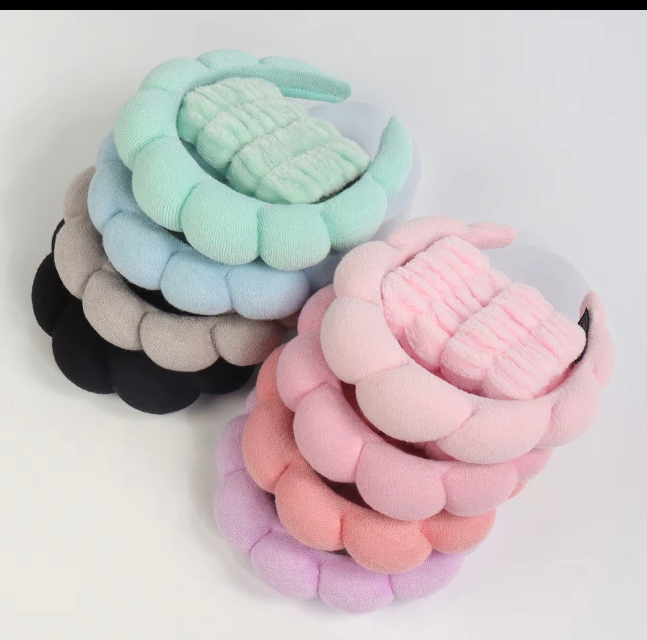 Fluffy Bubble Spa Headband — Skincare Essential