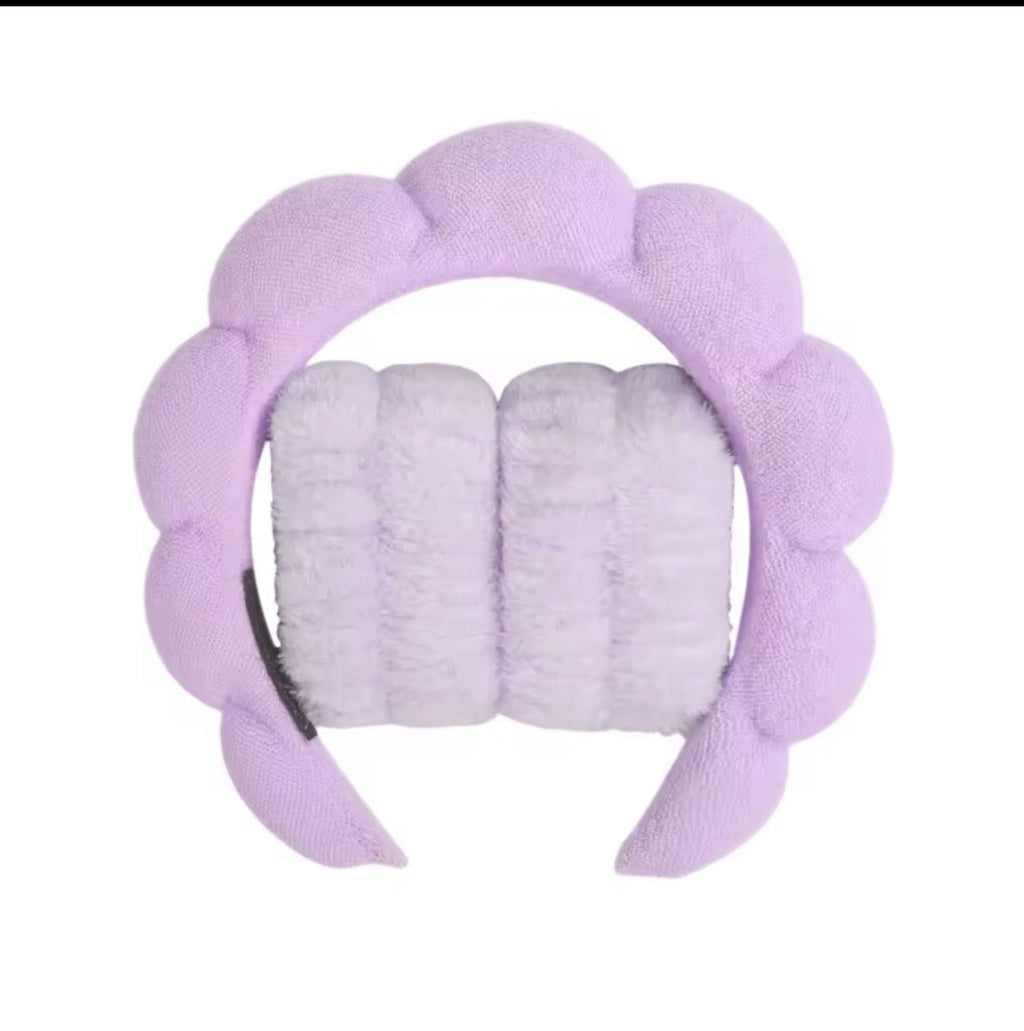 Fluffy Bubble Spa Headband — Skincare Essential
