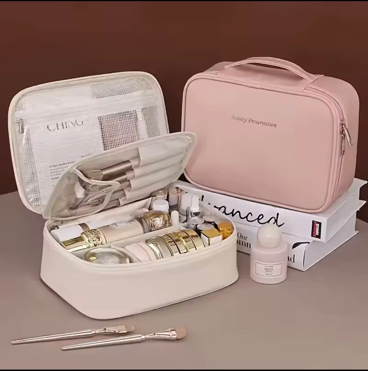 Beauty Preservation Makeup Bag — Large Travel Organizer