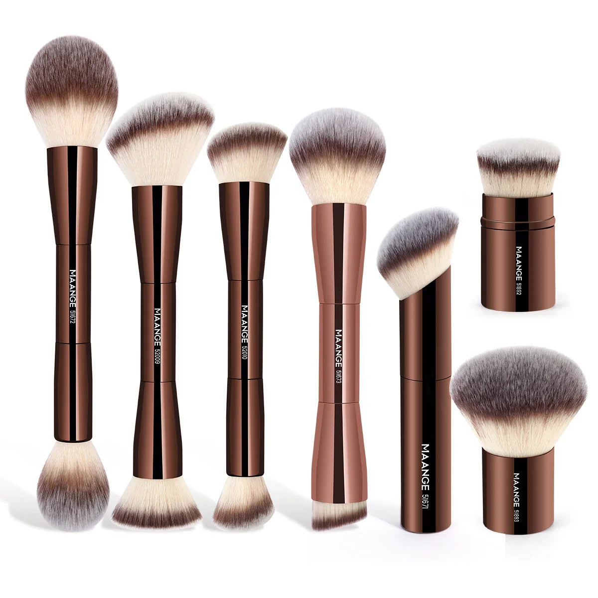 Double-Ended Makeup Brush Set