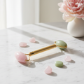 Rodillo de Jade Cuarzo Rosa - fabiGlow Beauty